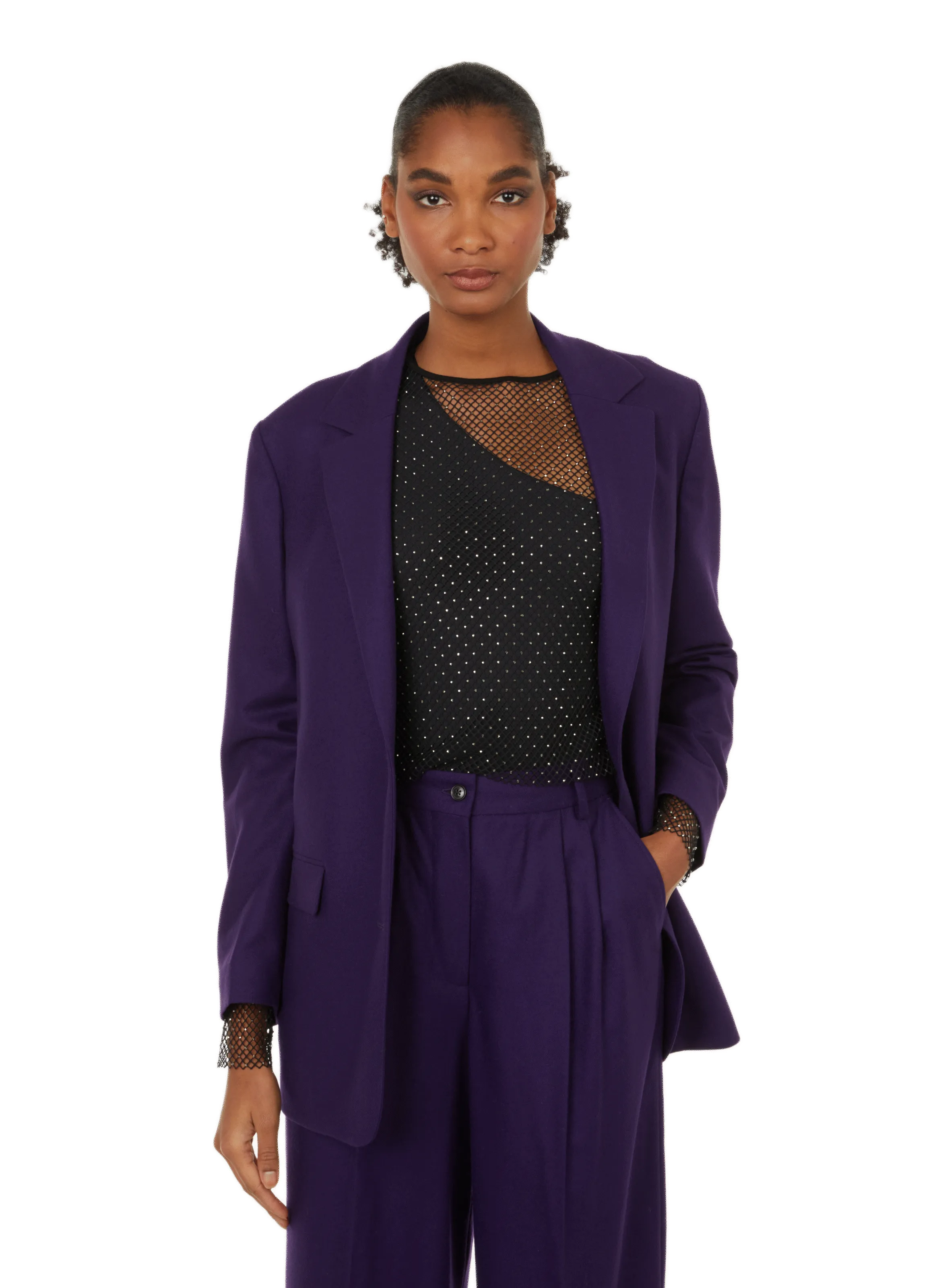 Saison 1865  Wool jacket  - Purple