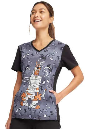 Scooby Doo V-Neck Print Top in Under Wraps