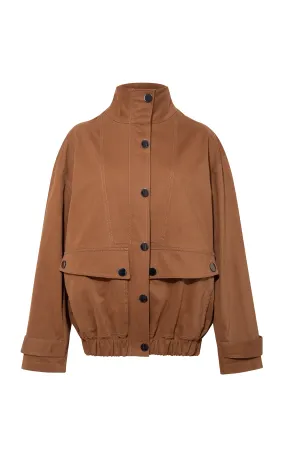 SIEDRÉS Polca Oversized Stretch-Cotton Bomber Jacket