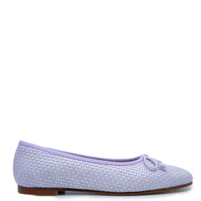 Spain+Co Lilac Basketweave Ballet Flat