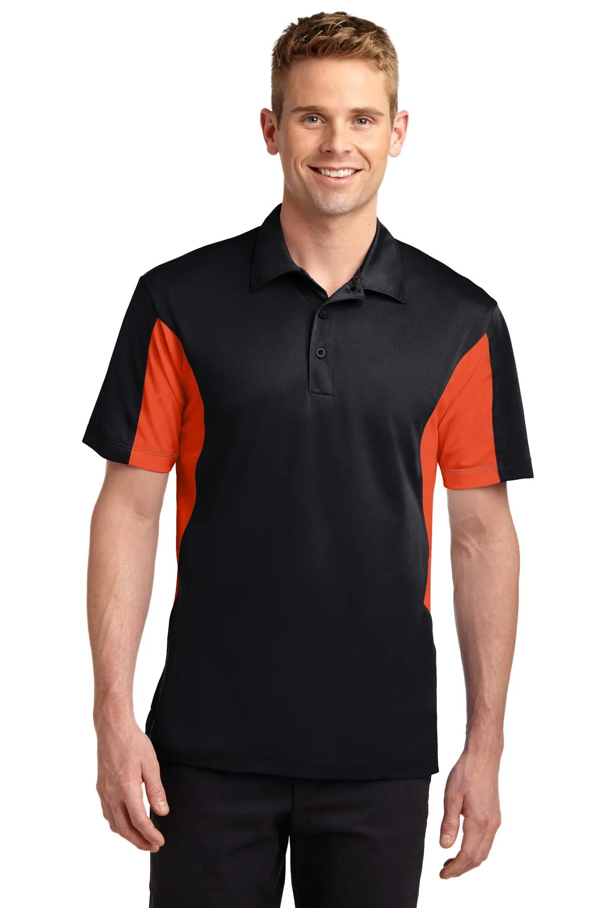 Sport-Tek Men's Tall Side Blocked Micropique Sport-Wick Polo