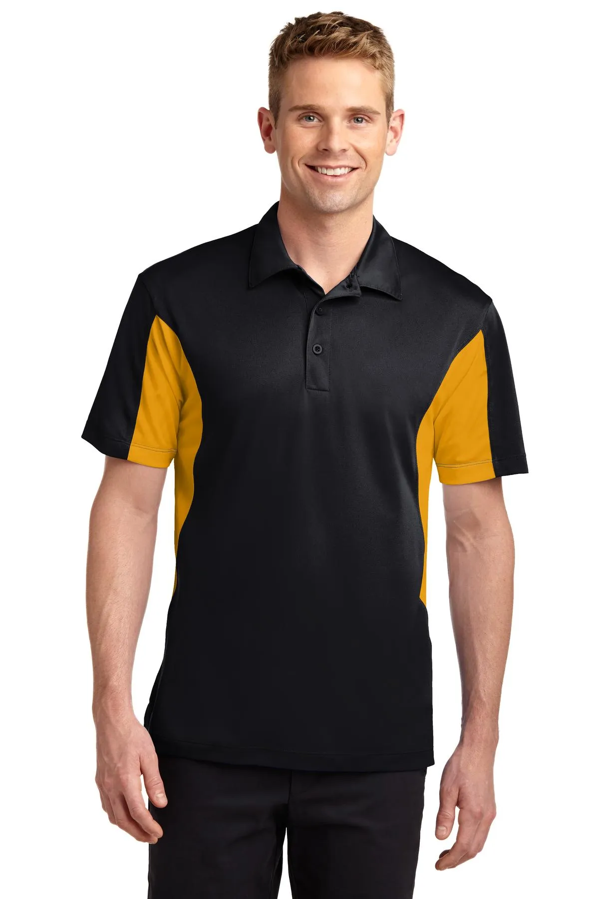 Sport-Tek Men's Tall Side Blocked Micropique Sport-Wick Polo