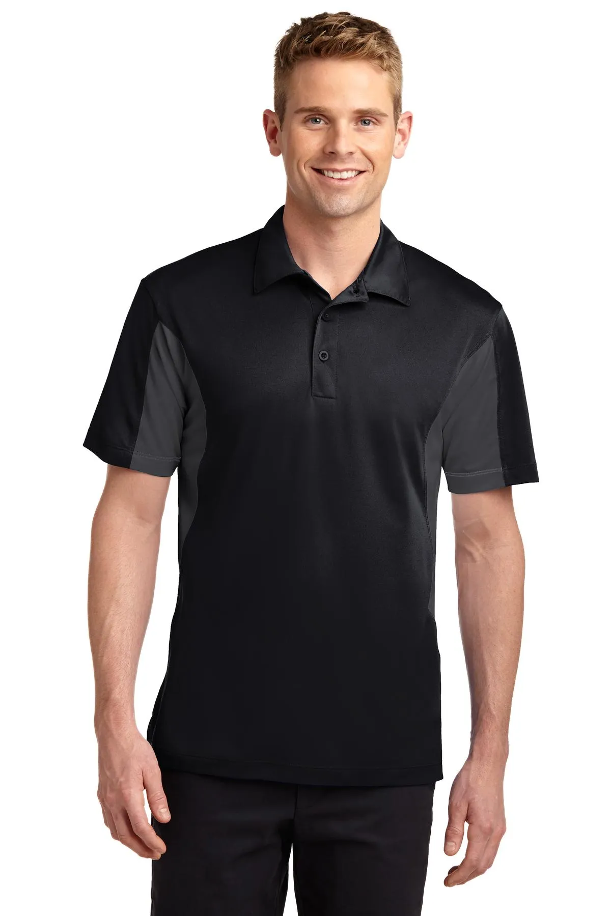 Sport-Tek Men's Tall Side Blocked Micropique Sport-Wick Polo