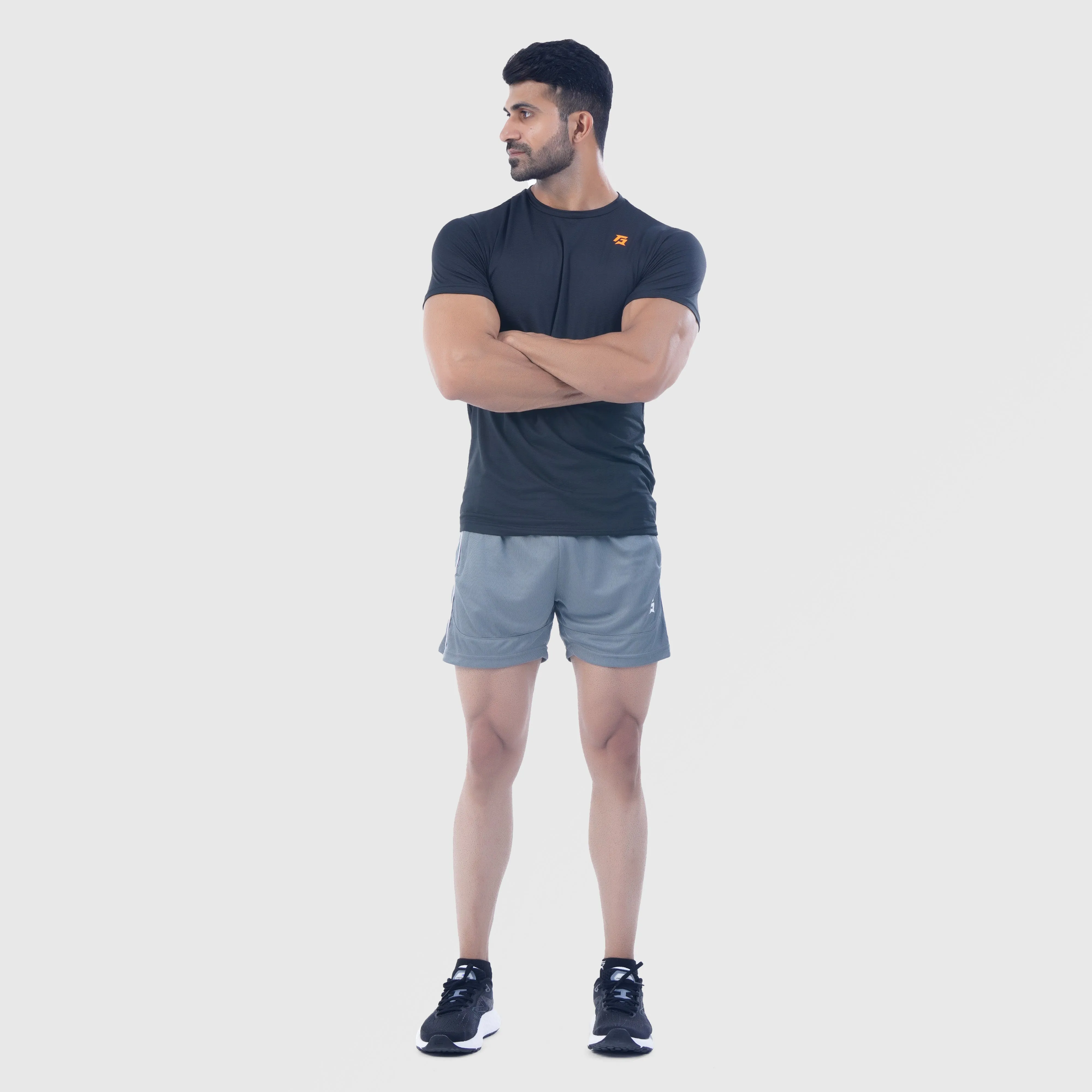 Stretch Ease Shorts (Grey)