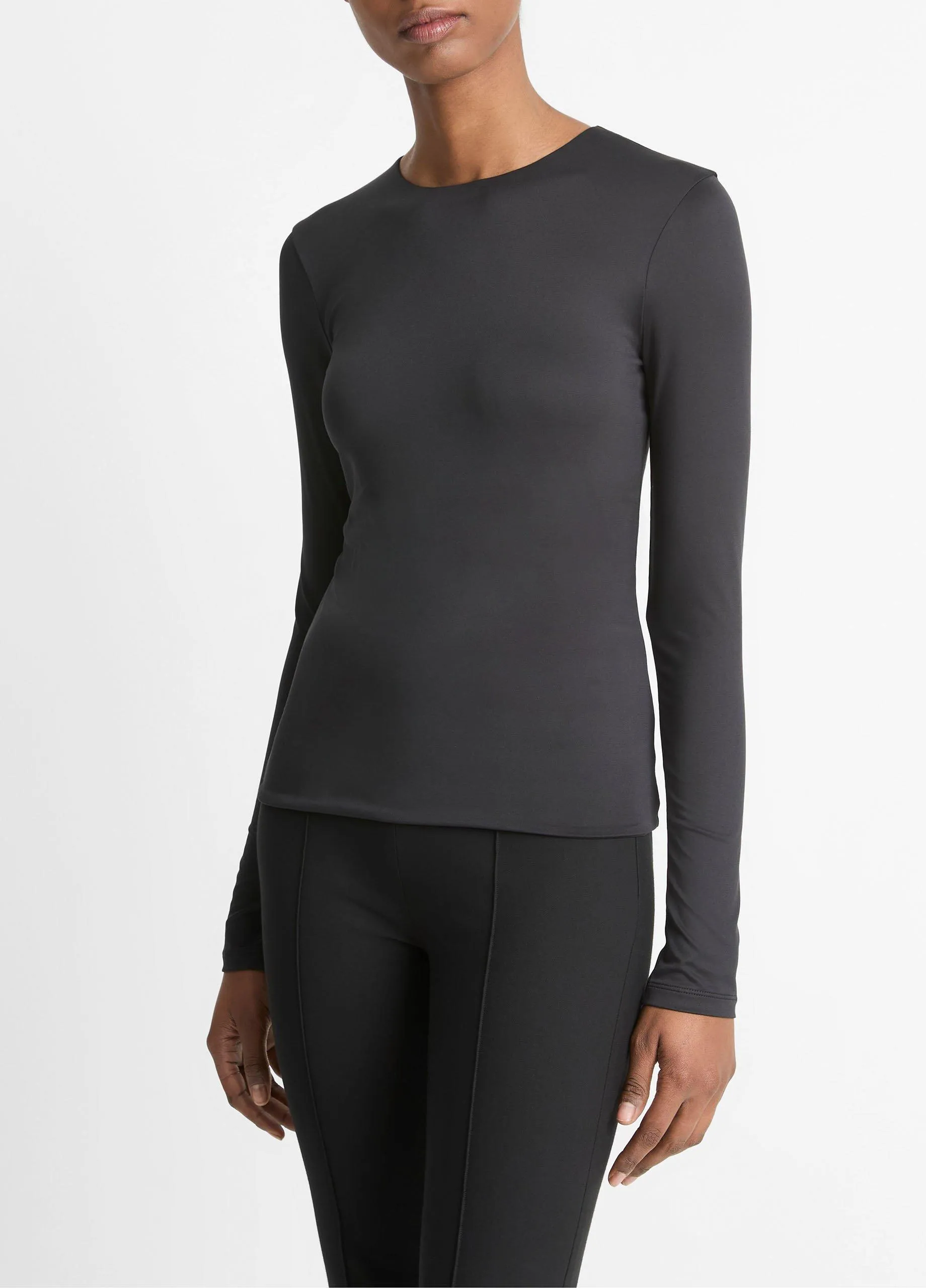 Stretch-Jersey Long-Sleeve T-Shirt