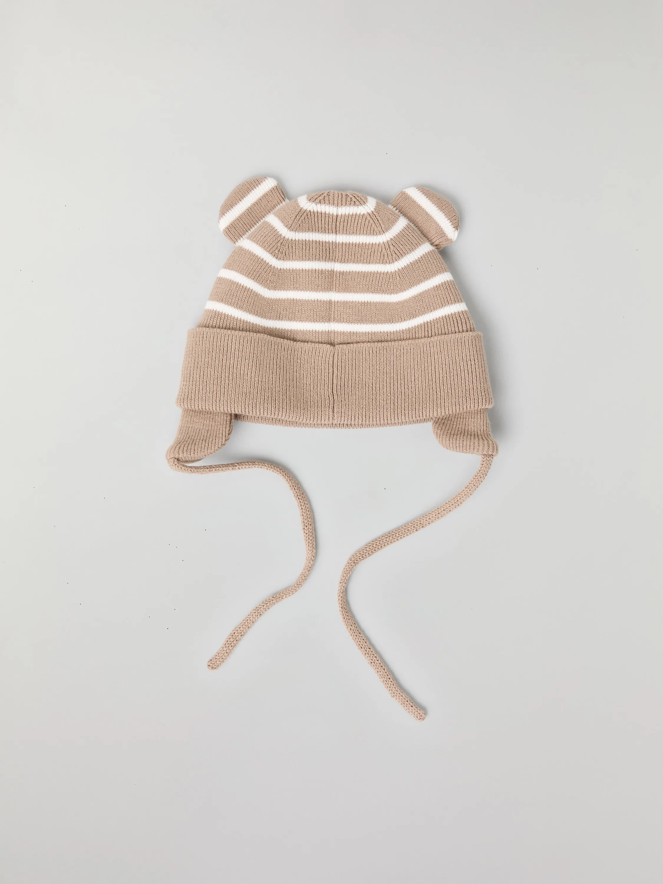 Striped Knitted Baby Hat