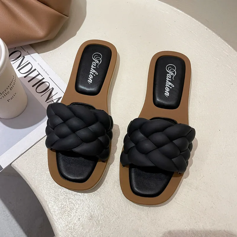 Stylish Women's Slippers for Outerwear