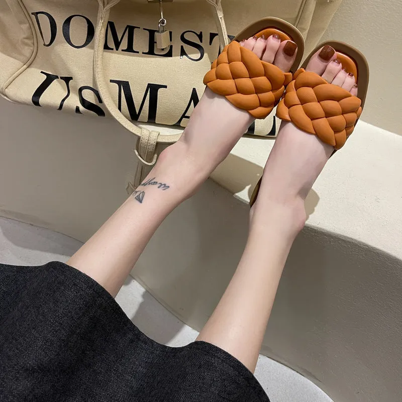 Stylish Women's Slippers for Outerwear