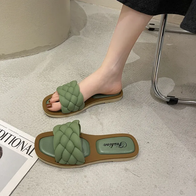 Stylish Women's Slippers for Outerwear