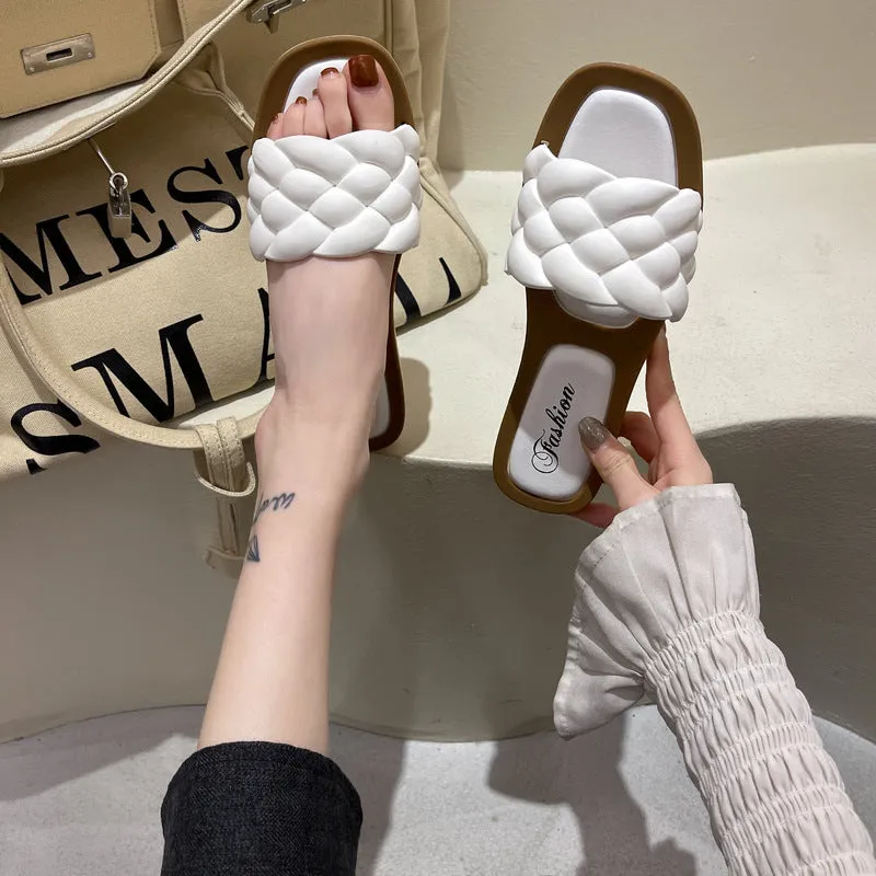 Stylish Women's Slippers for Outerwear