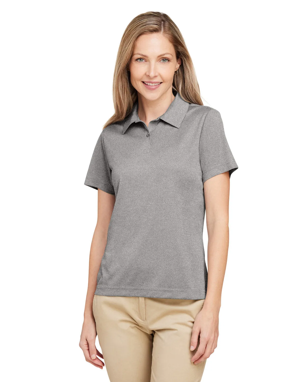 Team 365 Ladies' Zone Sonic Heather Performance Polo