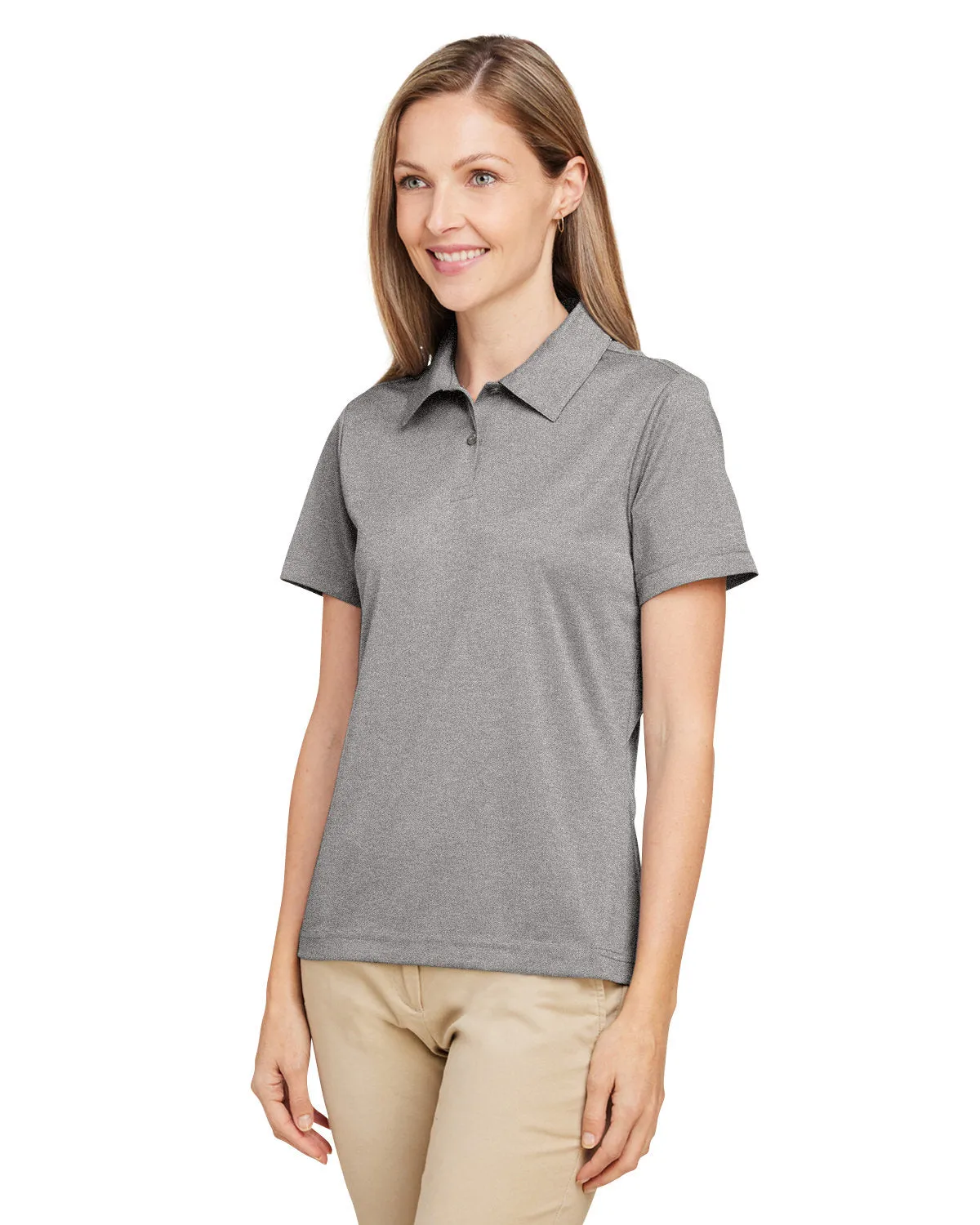 Team 365 Ladies' Zone Sonic Heather Performance Polo