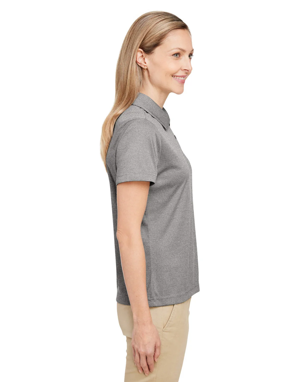 Team 365 Ladies' Zone Sonic Heather Performance Polo