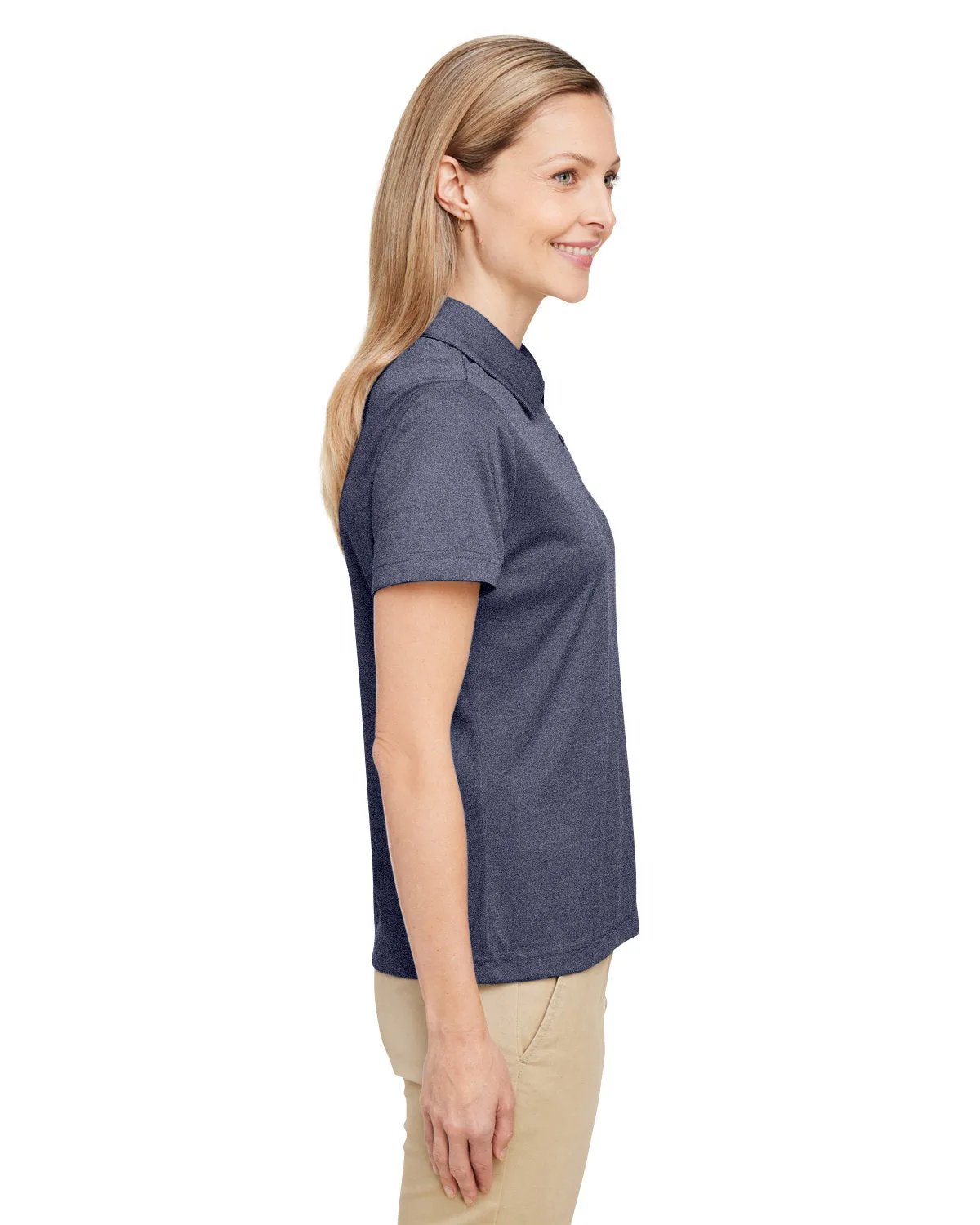 Team 365 Ladies' Zone Sonic Heather Performance Polo