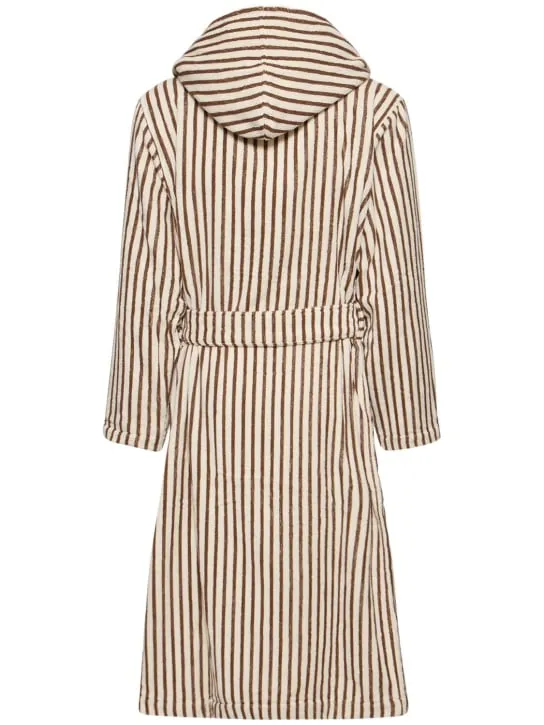 Tekla   Kodiak Stripes bathrobe 