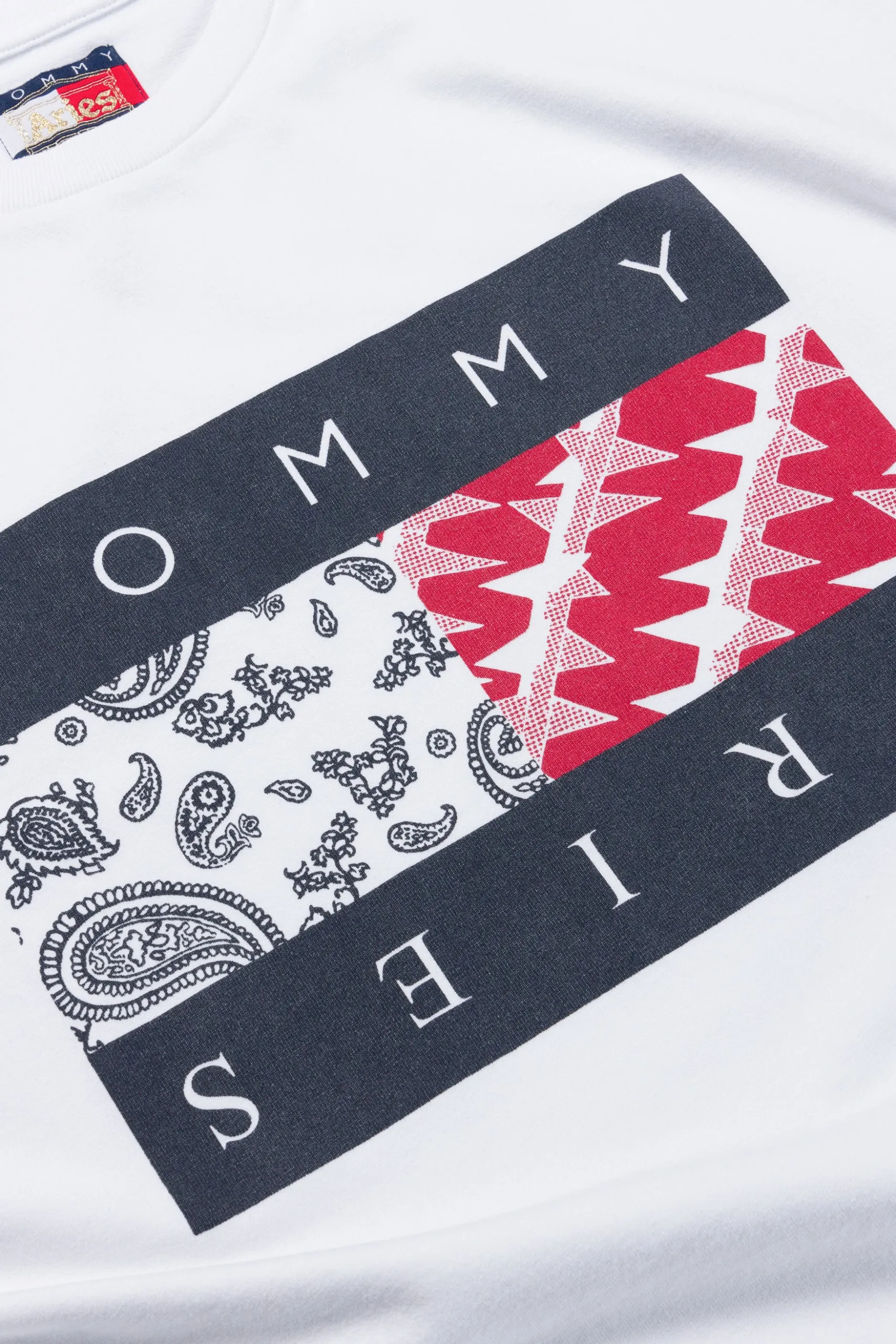 Tommy x Aries Unisex Bandana Flag Short Sleeve Tee