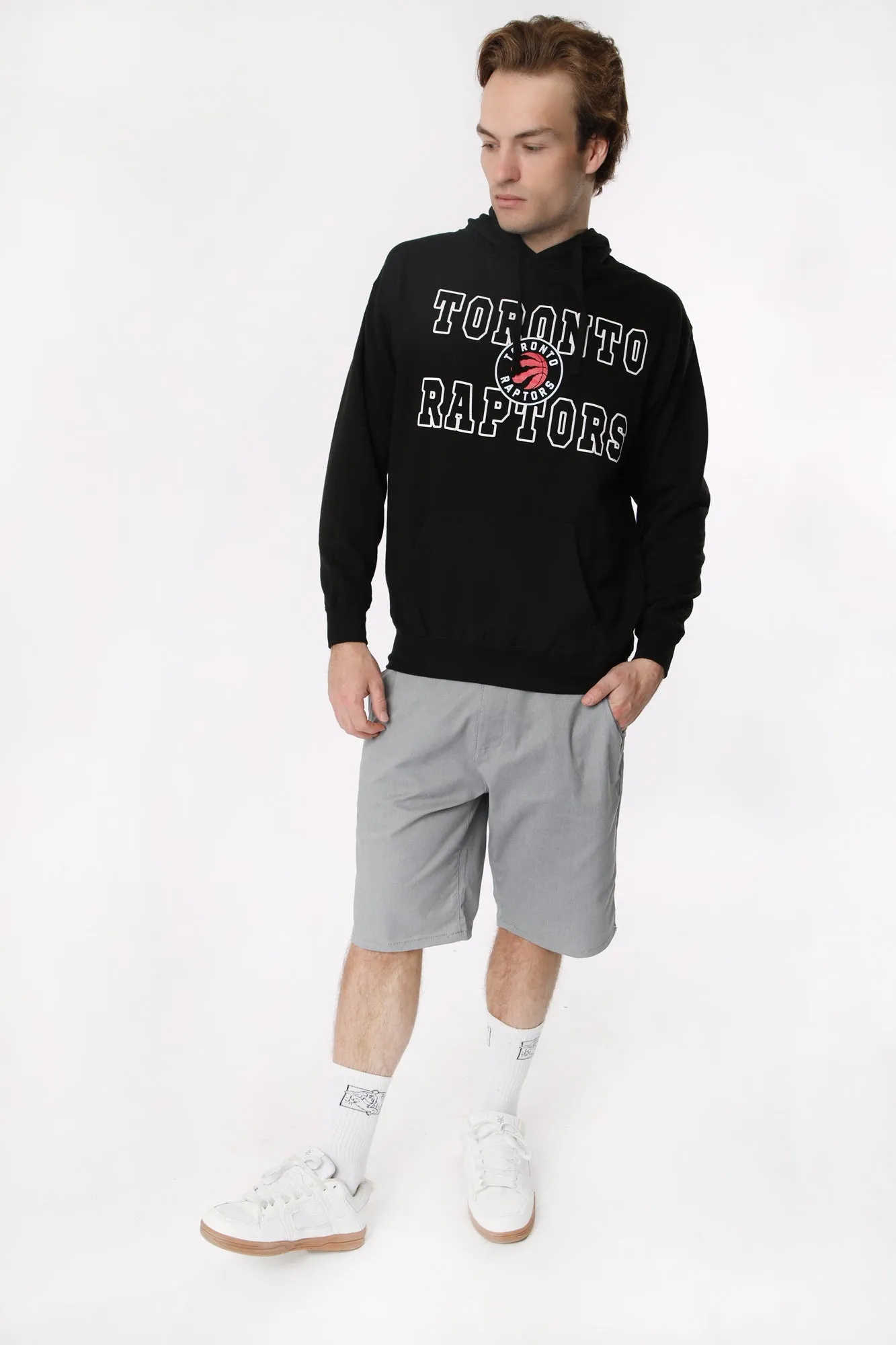 Toronto Raptors Hooded Print Top Men