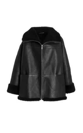 Toteme Menfi Oversized Shearling Coat