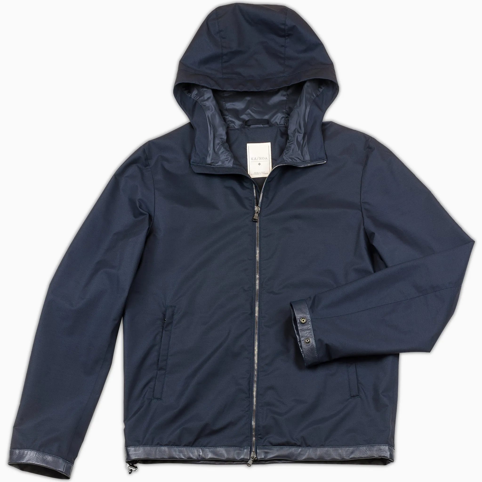 Variste Techno Wool Lam K-Way, dark blue jacket.