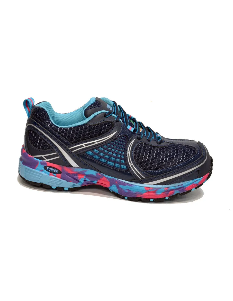 Women's | Kodiak | 605023 | Meg Work Shoe | Navy / Aqua