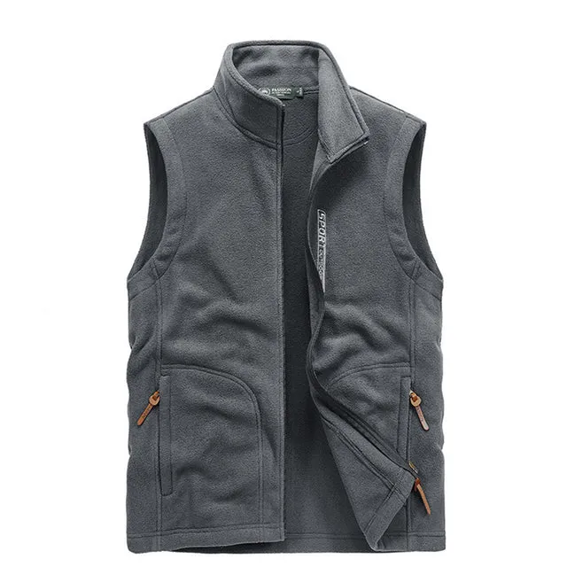 Xituodai Spring Men Fleece Jacket 2022 New Windproof Warm Casual Vest Coat Men Fashion Large Size Clothing S-5XL Winter Vest Men