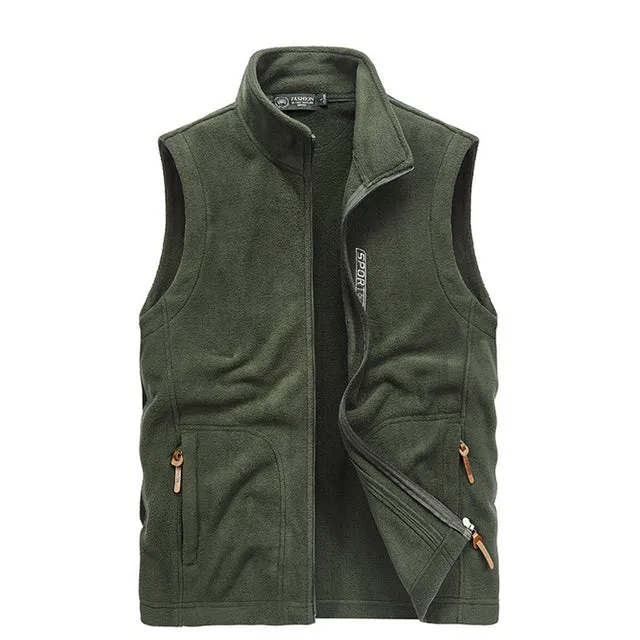 Xituodai Spring Men Fleece Jacket 2022 New Windproof Warm Casual Vest Coat Men Fashion Large Size Clothing S-5XL Winter Vest Men