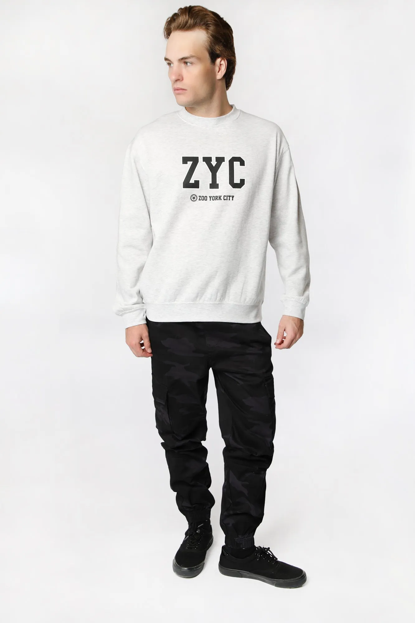 Zoo York Logo Print Sweatshirt for Men