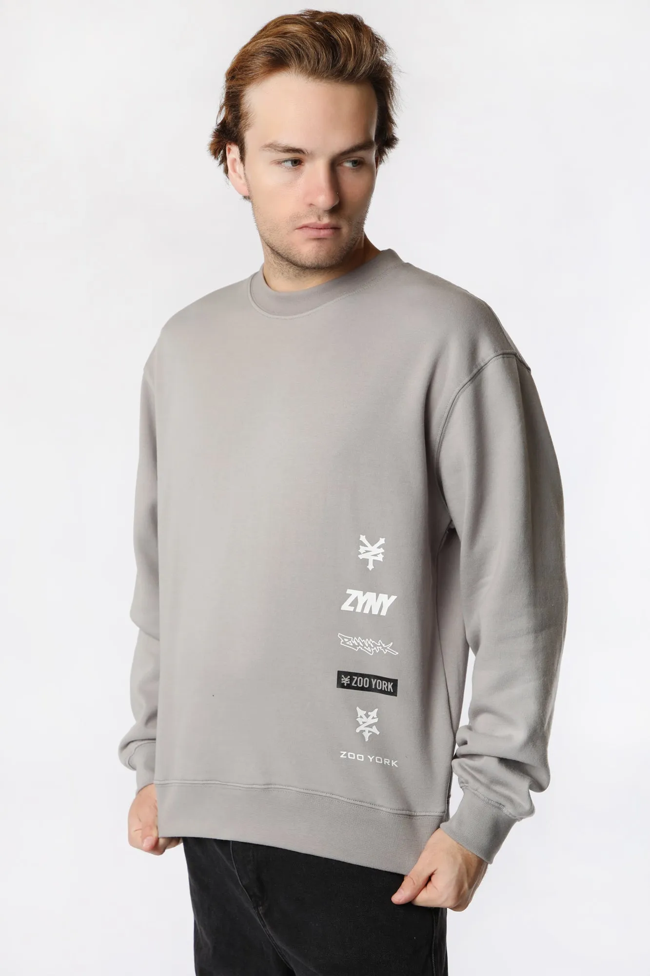 Zoo York Men's Logo Printed Sweatshirt